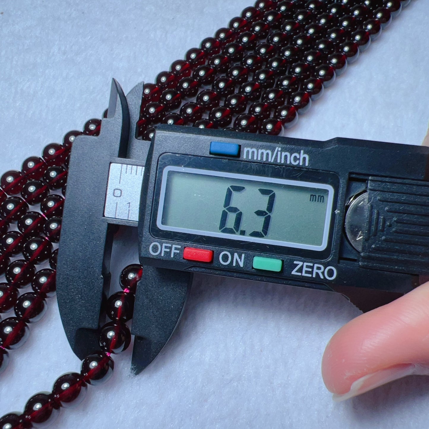Best Quality 6Mm Natural Almandine Red Garnet Bead Strands For Diy Jewelry Projects