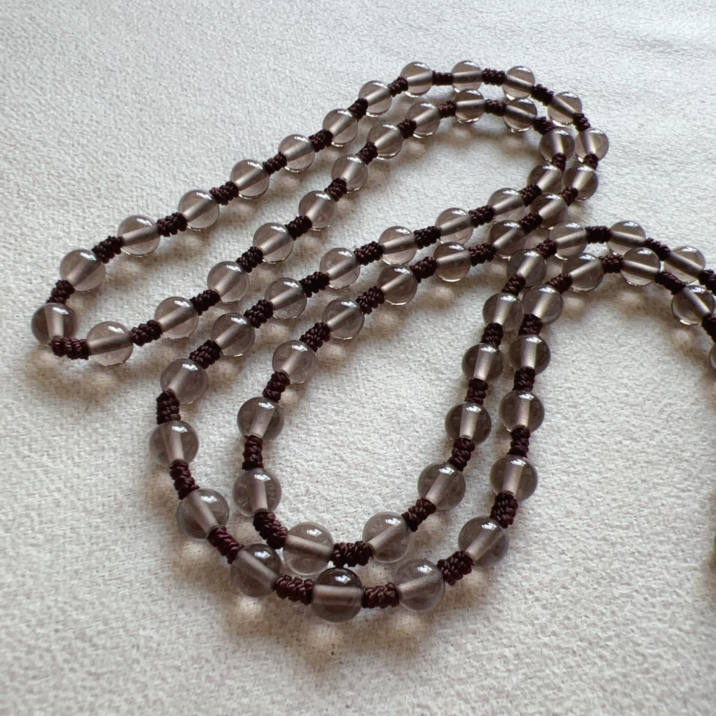 Top Grade Ice Obsidian Guan Yu Pendant With 5.5Mm Beaded Necklace | Grounding Protection Jewelry
