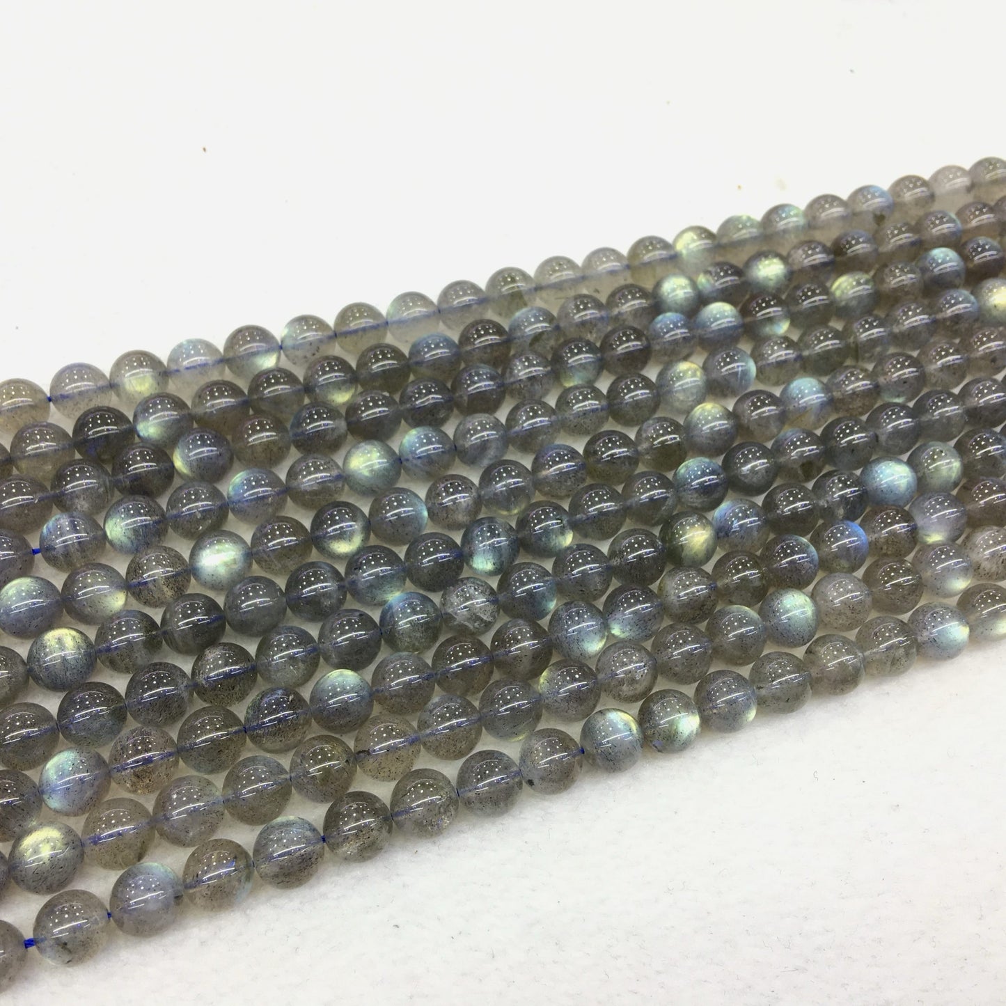 8Mm Natural Strong Flash Labradorite Round Bead Strands For Diy Jewelry Project