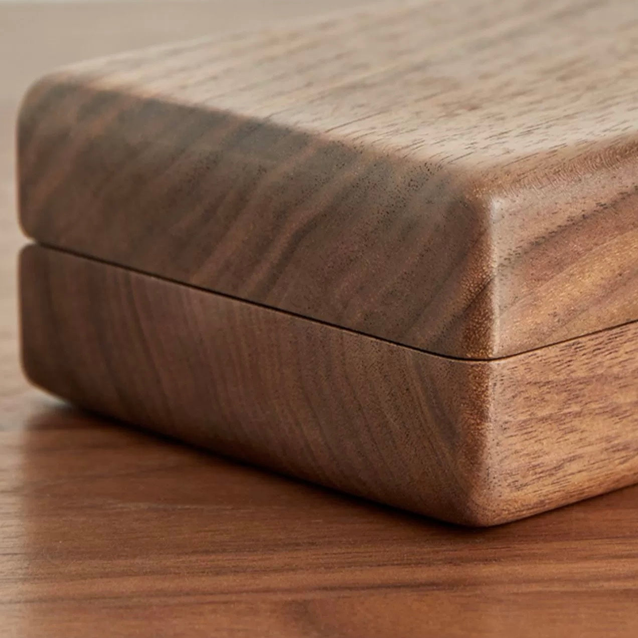 Handmade Natural Walnut Wood Jewelry Box For Bracelets Necklaces Rings Home Decors