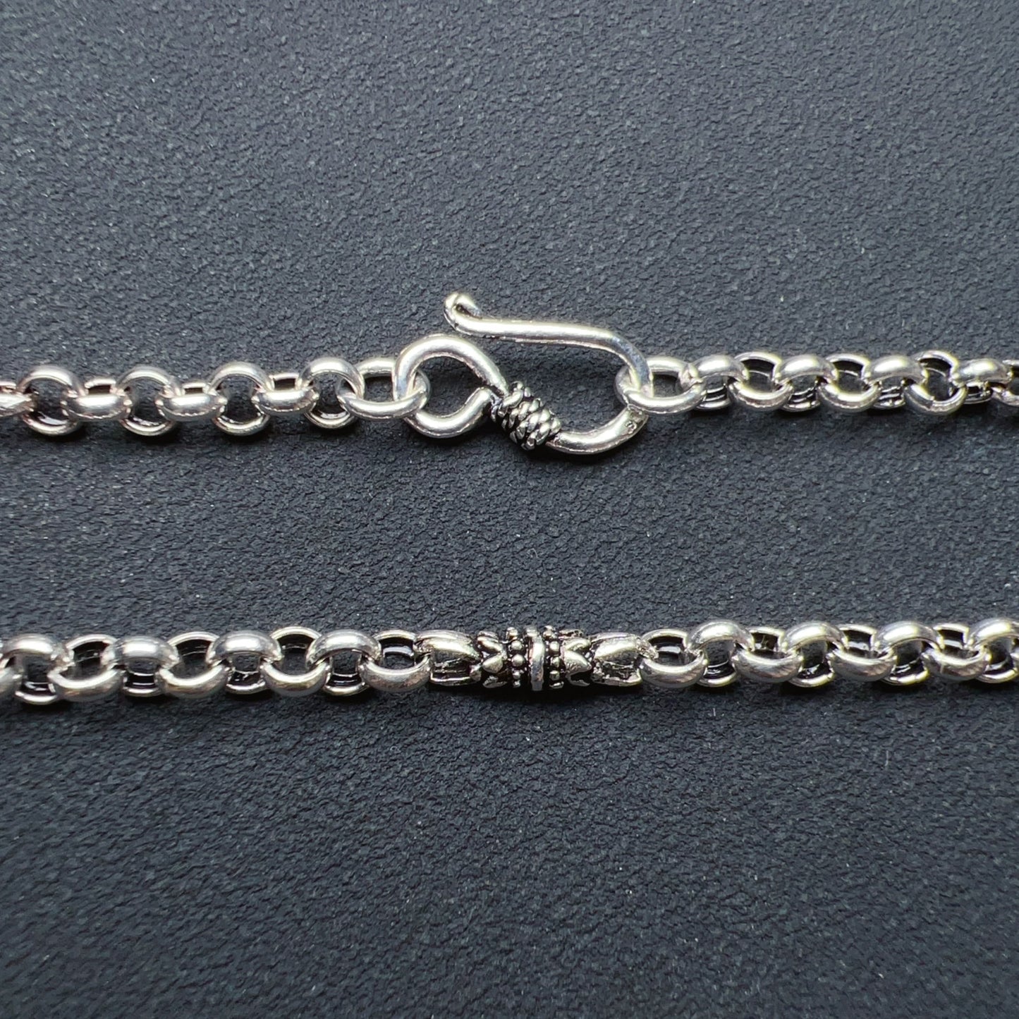 Men’S Women’S Fashion Jewelry – 925 Sterling Silver Necklace 17.3G