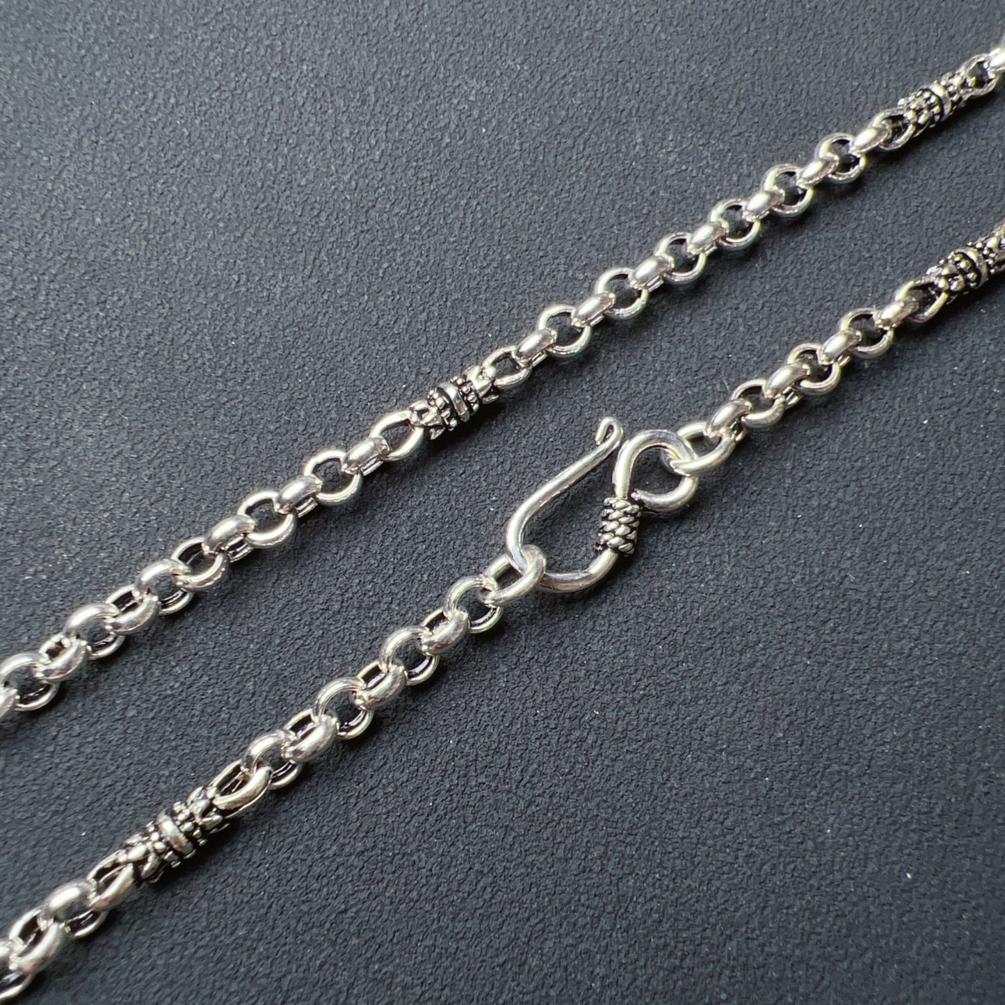 Men’S Women’S Fashion Jewelry – 925 Sterling Silver Necklace 17.3G