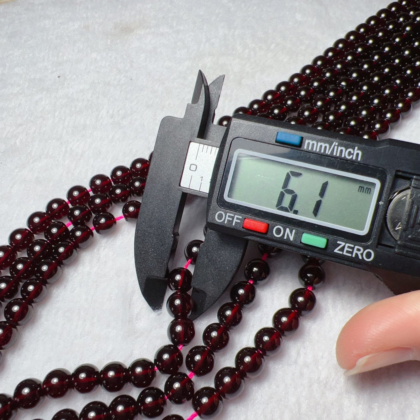 Best Quality 6Mm Natural Almandine Red Garnet Bead Strands For Diy Jewelry Projects
