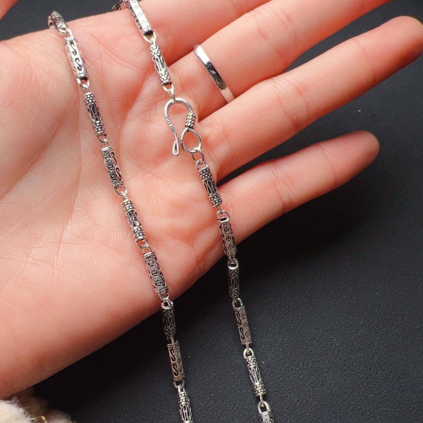 Men’S Women’S Fashion Jewelry – 925 Sterling Silver Necklace 14.5G