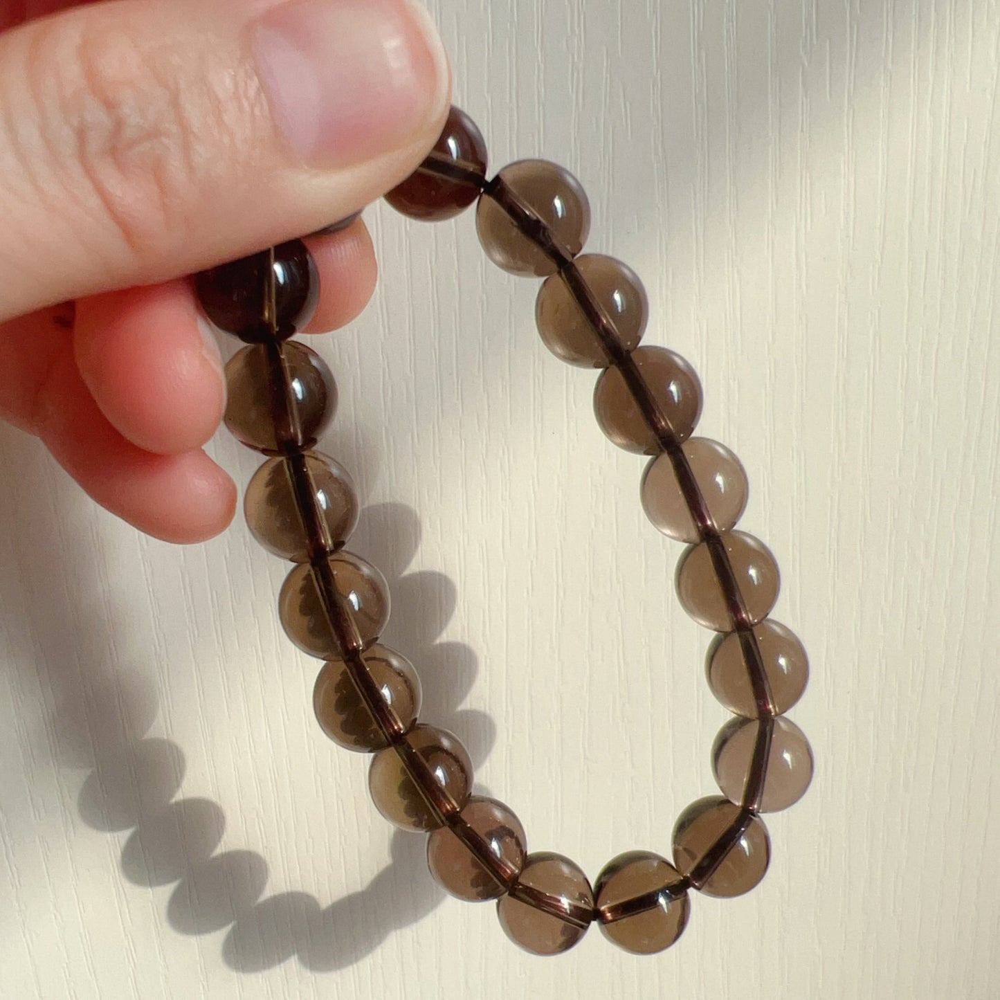 Smoky Quartz Bracelet For Health | Handmade 10Mm Round Beads | Men’S & Women’S Healing Jewelry