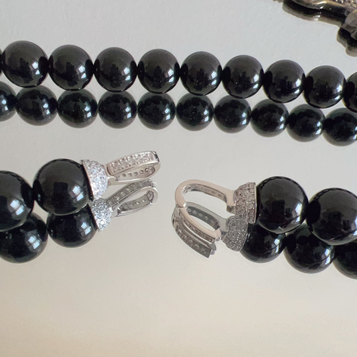 10Mm Top Grade Black Tourmaline Necklace | Handmade Reiki Healing Crystal Jewelry For Root Chakra | Remove Negativity