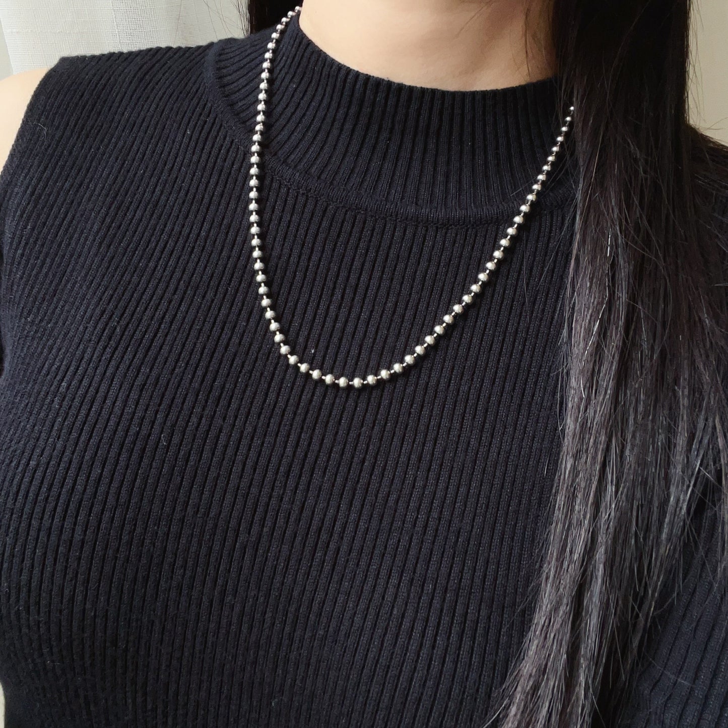 Men’S Women’S Fashion Jewelry – 925 Sterling Silver Necklace 19.4G