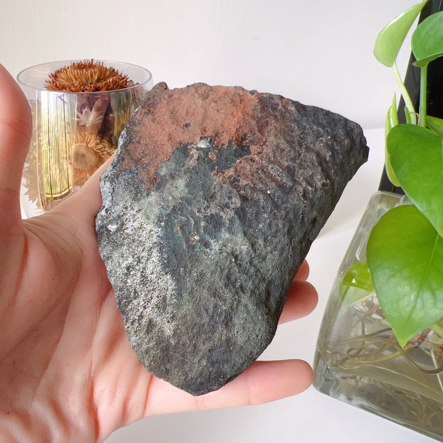 317.5G Natural Amethyst Raw Stone Small Geode Healing Crystal Decor