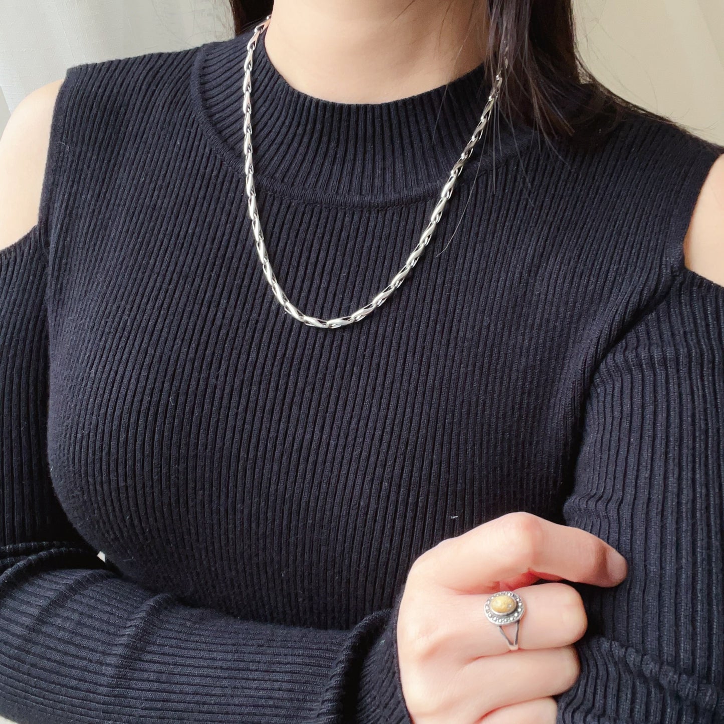 Men’S Women’S Fashion Jewelry – 925 Sterling Silver Necklace 20.8G