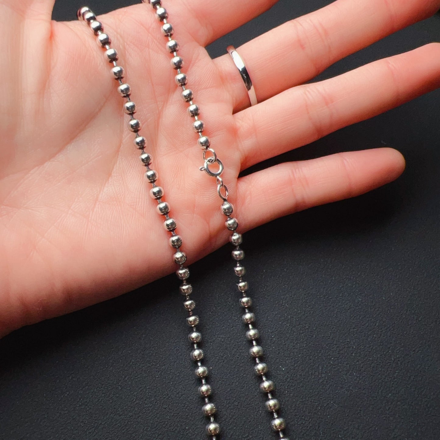 Men’S Women’S Fashion Jewelry – 925 Sterling Silver Necklace 19.4G