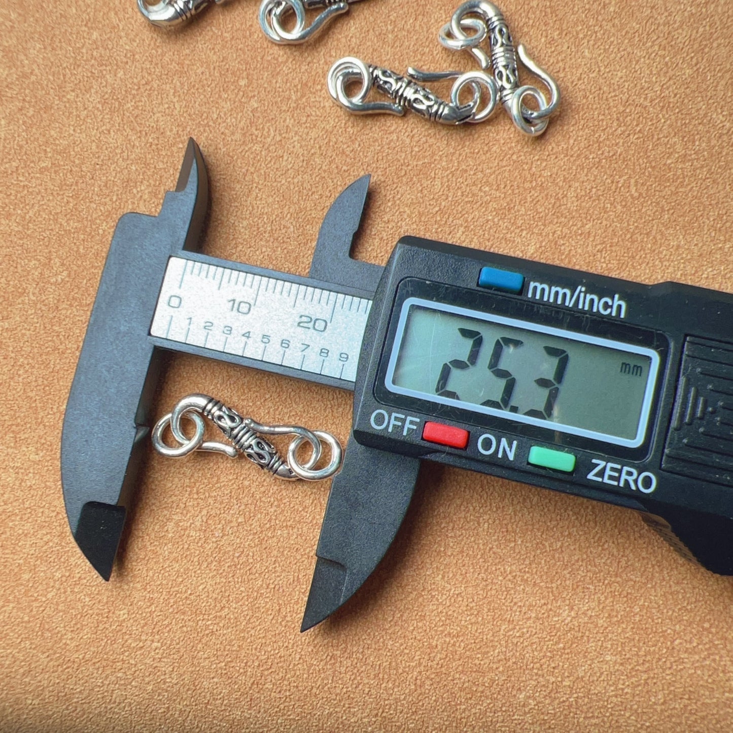 925 Sterling Silver Vintage Style S-Clasp For Handmade Diy Jewelry Making Projects