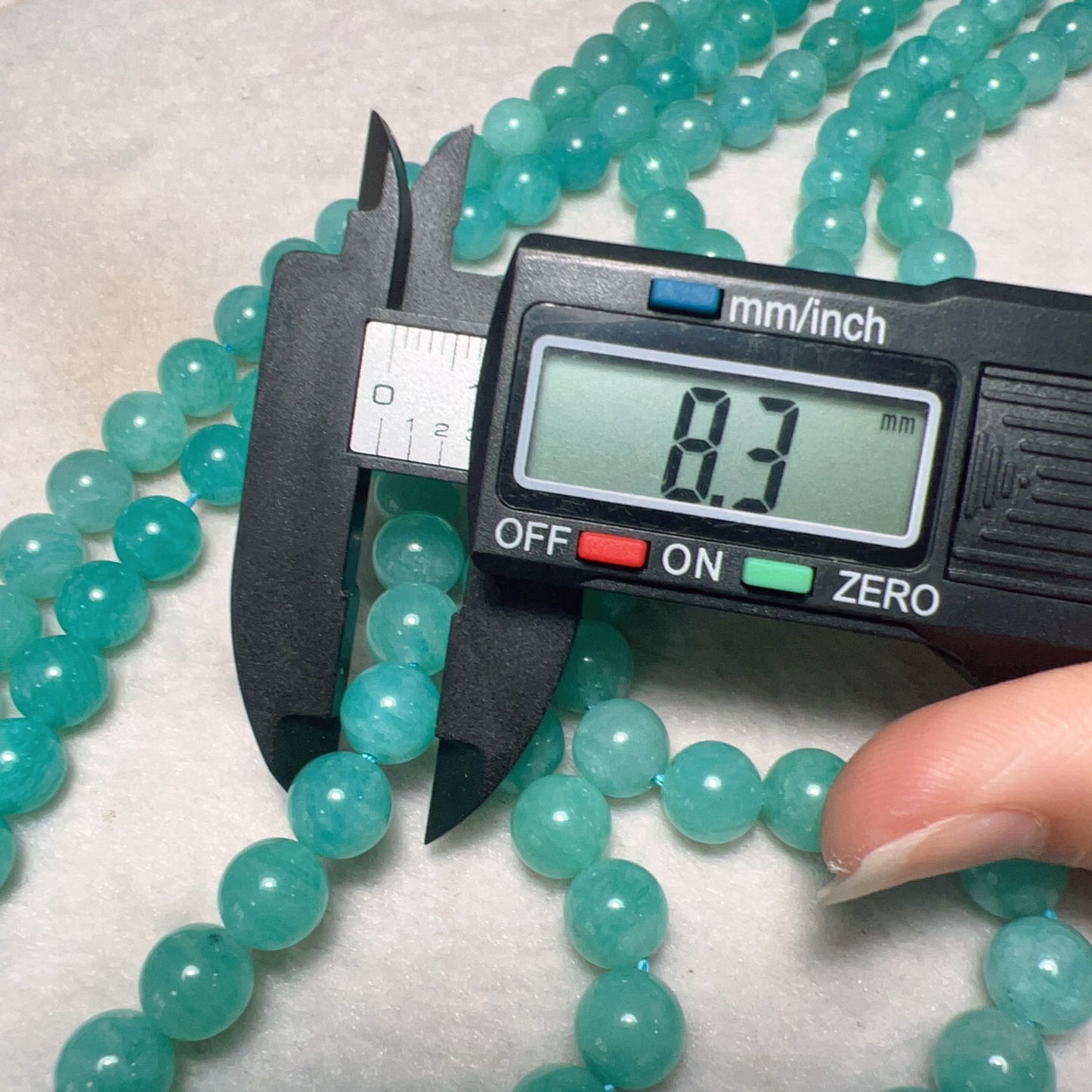 Best Quality In Strands 8Mm Natural Old Mine Amazonite Round Bead Strands For Diy Jewelry Project Ds