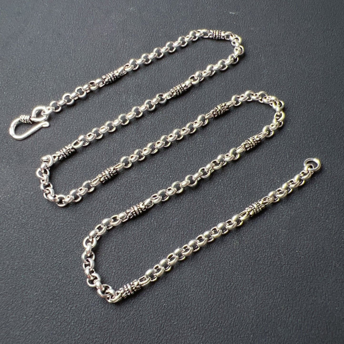 Men’S Women’S Fashion Jewelry – 925 Sterling Silver Necklace 17.3G