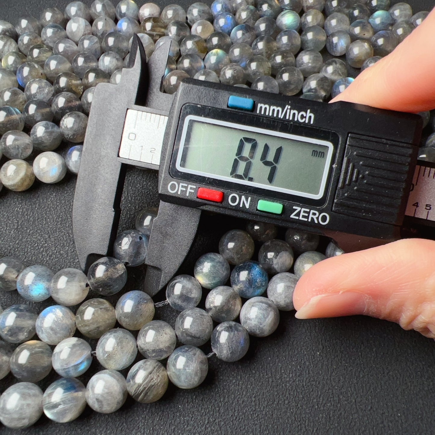 8Mm Natural Assorted Flash Labradorite Round Bead Strands For Diy Jewelry Project