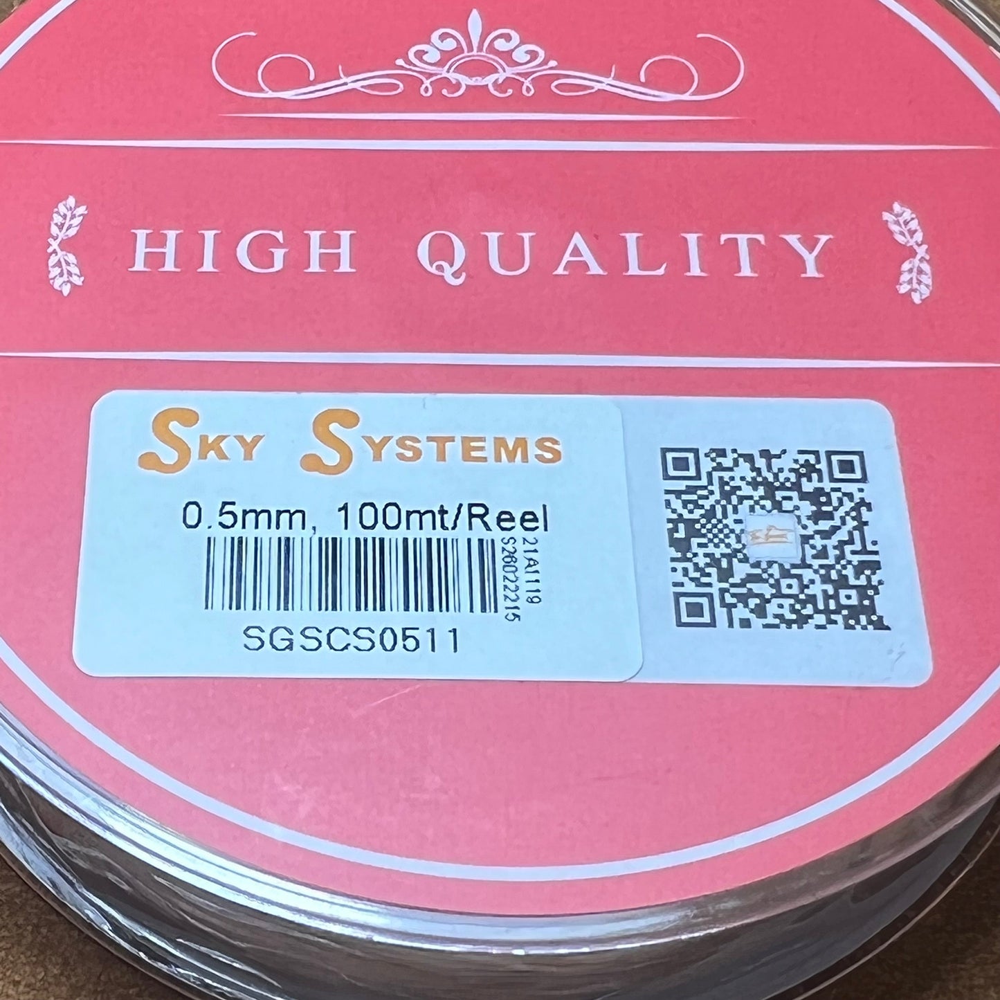 Sky Systems 100 Meters Elastic Cords – 0.5Mm Round Cords For Diy Jewelry Making And Craft Projects