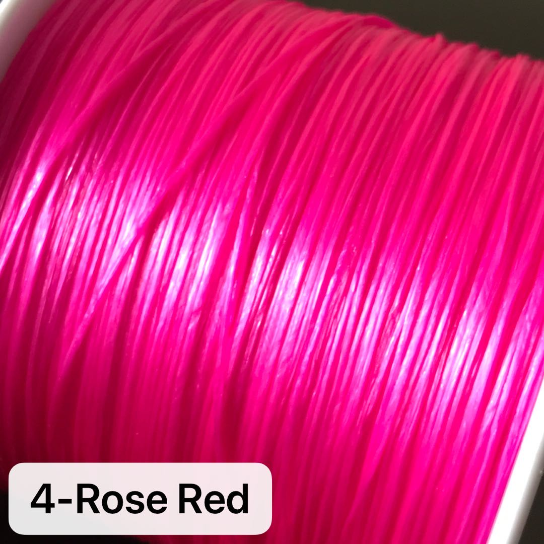 Elastic Cord 0.8Mm Flat – 500 Meter Roll For Jewelry Making, Bracelets, Beading, Crafts – Stretchy String (Multiple Colors)