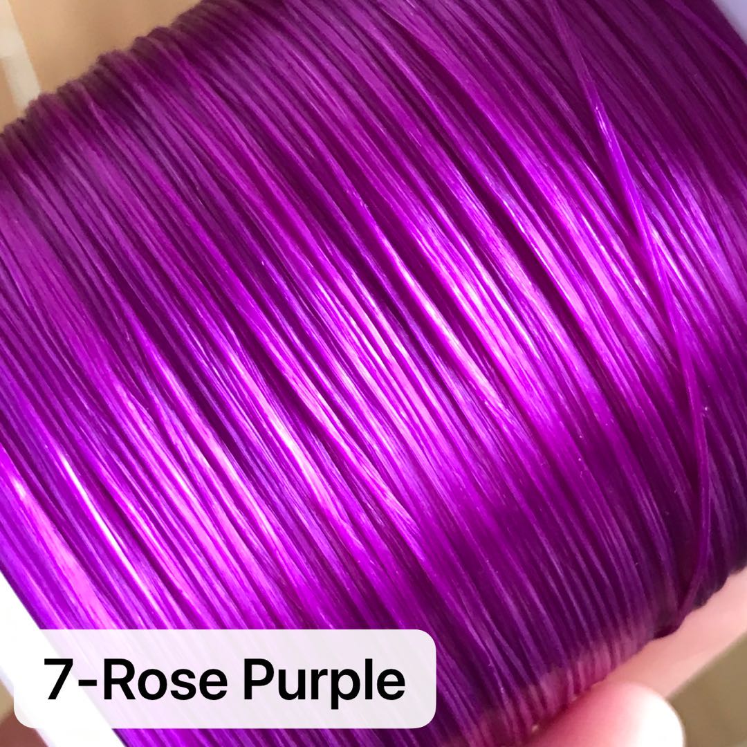 Elastic Cord 0.8Mm Flat – 500 Meter Roll For Jewelry Making, Bracelets, Beading, Crafts – Stretchy String (Multiple Colors)