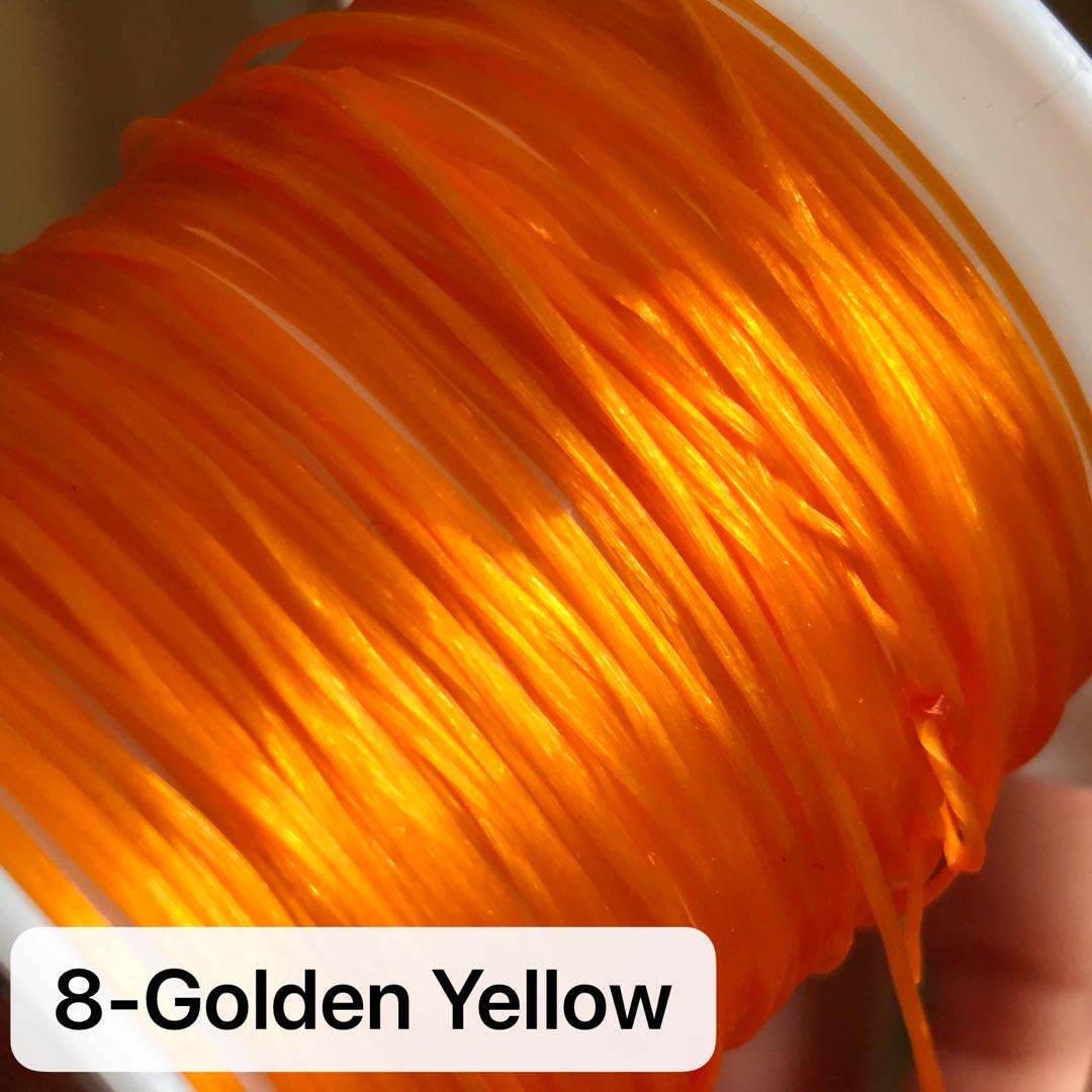 Elastic Cord 0.8Mm Flat – 500 Meter Roll For Jewelry Making, Bracelets, Beading, Crafts – Stretchy String (Multiple Colors)