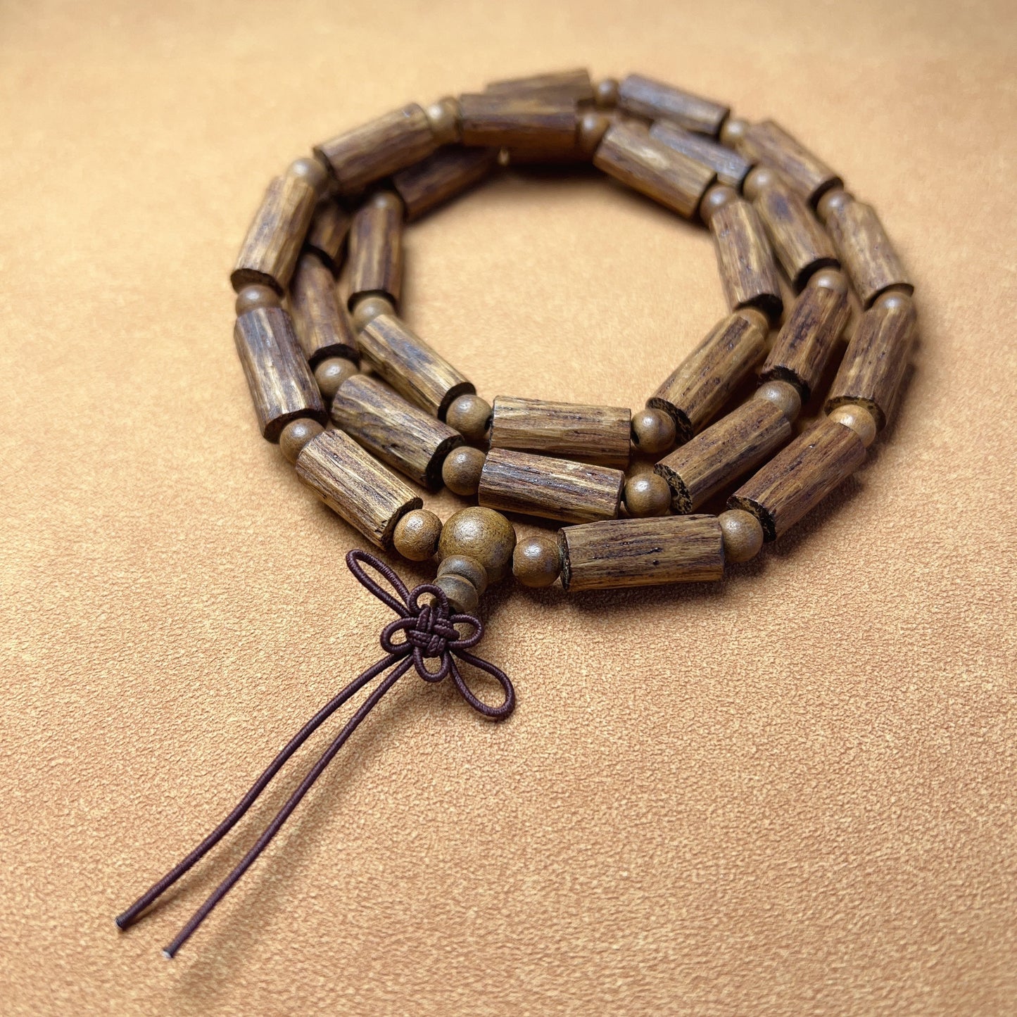 Handmade Kalimantan Vietnam Agarwood Prayer Mala Beads | Authentic Meditation And Buddhism Zen Jewelry