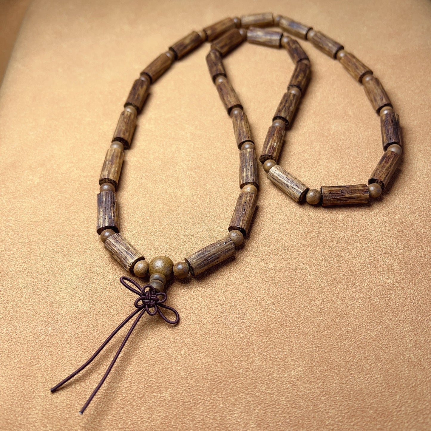 Handmade Kalimantan Vietnam Agarwood Prayer Mala Beads | Authentic Meditation And Buddhism Zen Jewelry