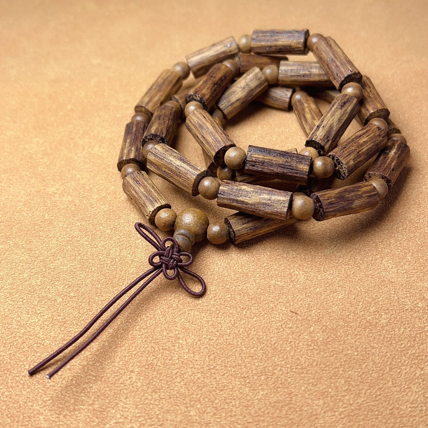 Handmade Kalimantan Vietnam Agarwood Prayer Mala Beads | Authentic Meditation And Buddhism Zen Jewelry