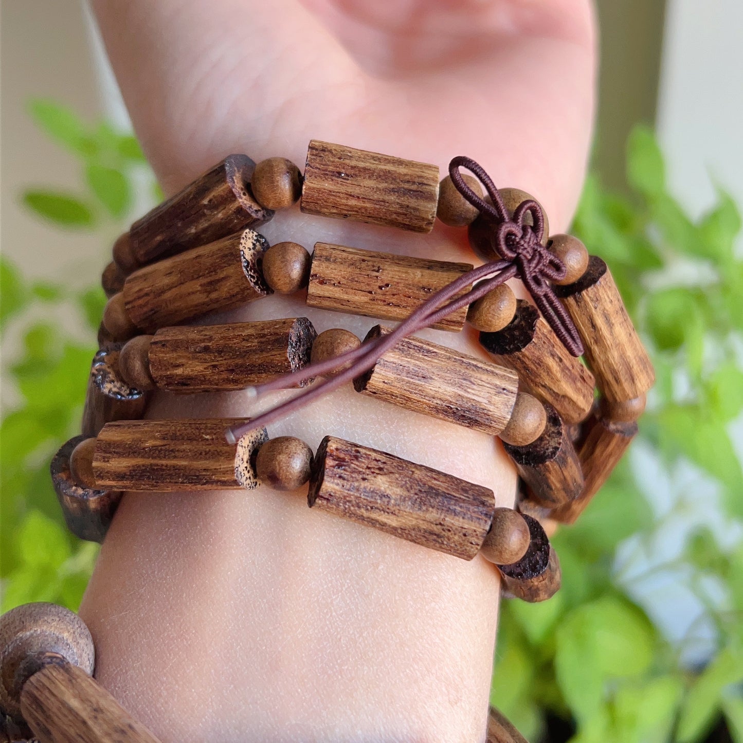 Handmade Kalimantan Vietnam Agarwood Prayer Mala Beads | Authentic Meditation And Buddhism Zen Jewelry
