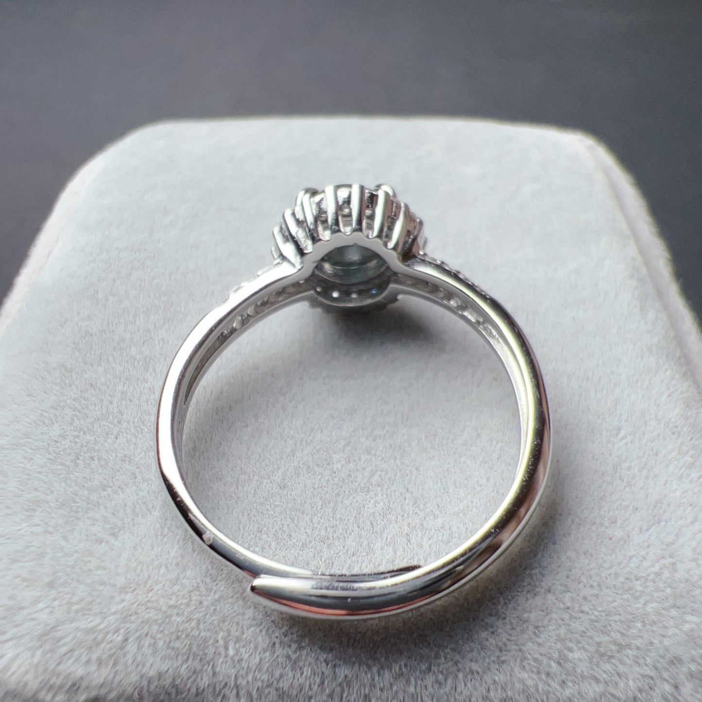 Best Royal Green Natural Jadeite Ring Handmade With 925 Sterling Silver And Zirconia | One Of A Kind Fashion Jewelry