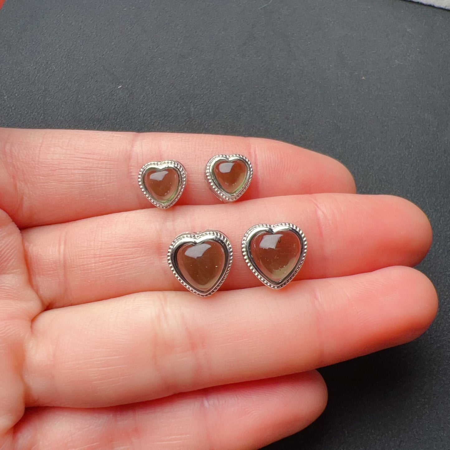 Cute Part – Handmade Heart Shape Moldavite Pandora’S Box Charm Pendant With 925 Sterling Silver