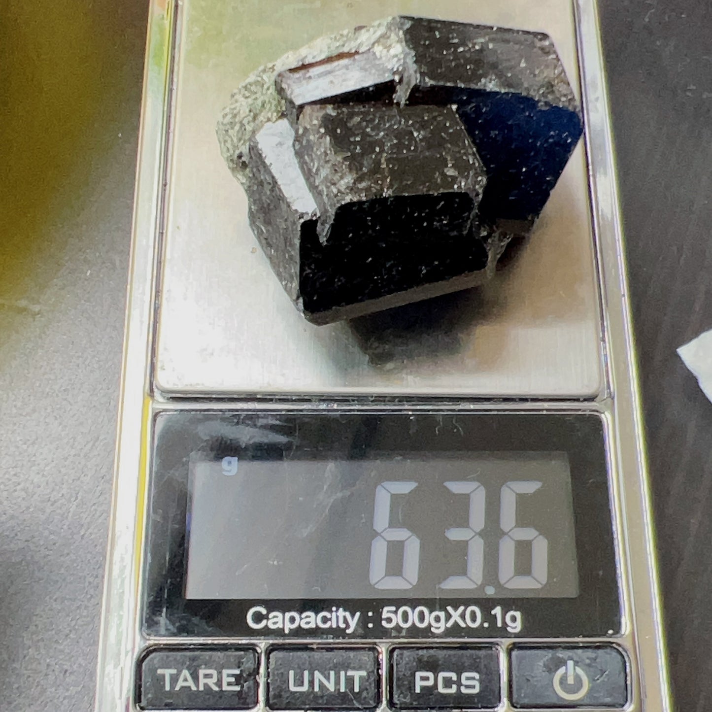 Top Grade Black Tourmaline Twins Raw Stone Perfect Formation 63.6G | Reiki Healing Protection Crystals