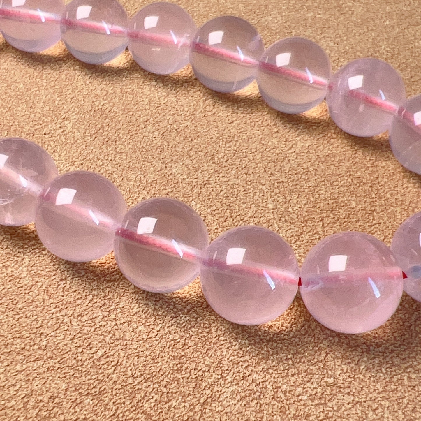 Handmade 10Mm Rose Quartz Braided Bracelet With 925 Sterling Silver Maneki Neko Pendant | 福 招财进宝 | Wealth Attraction & Blessing Jewelry