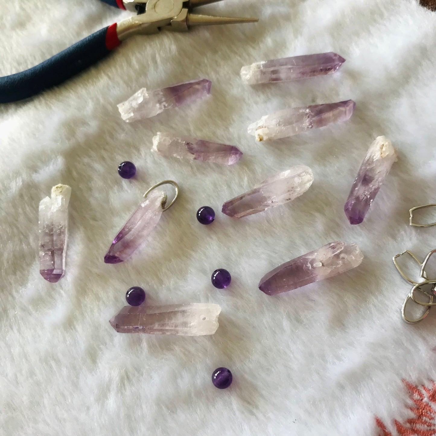 Rare Vera Cruz Amethyst Pendulum Necklace | Handmade With 925 Sterling Silver | Crown Chakra Healing