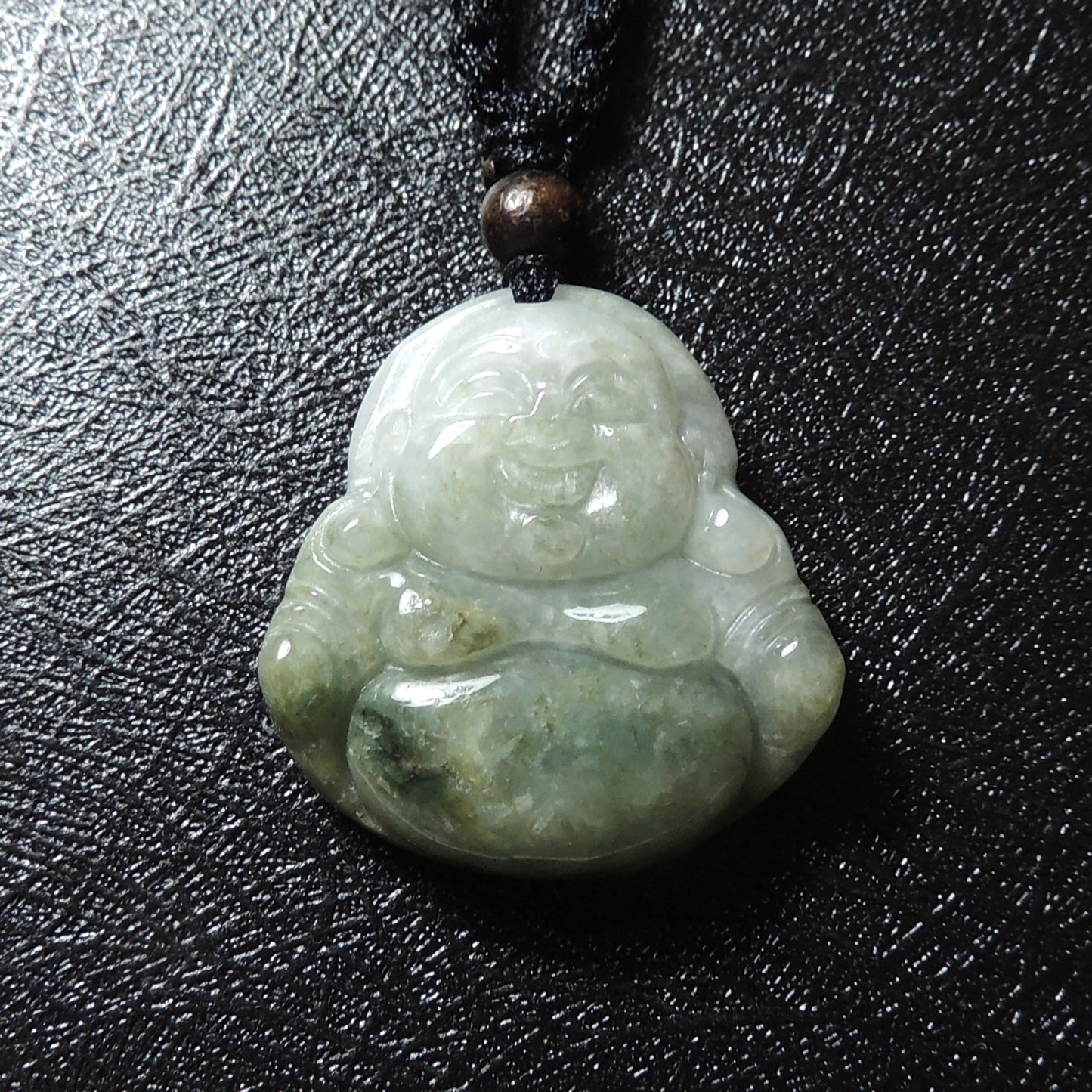 Genuine Jade Pendant Maitreya Happy Buddha Braided Necklace Best Blessing Gift Item For Protection Love