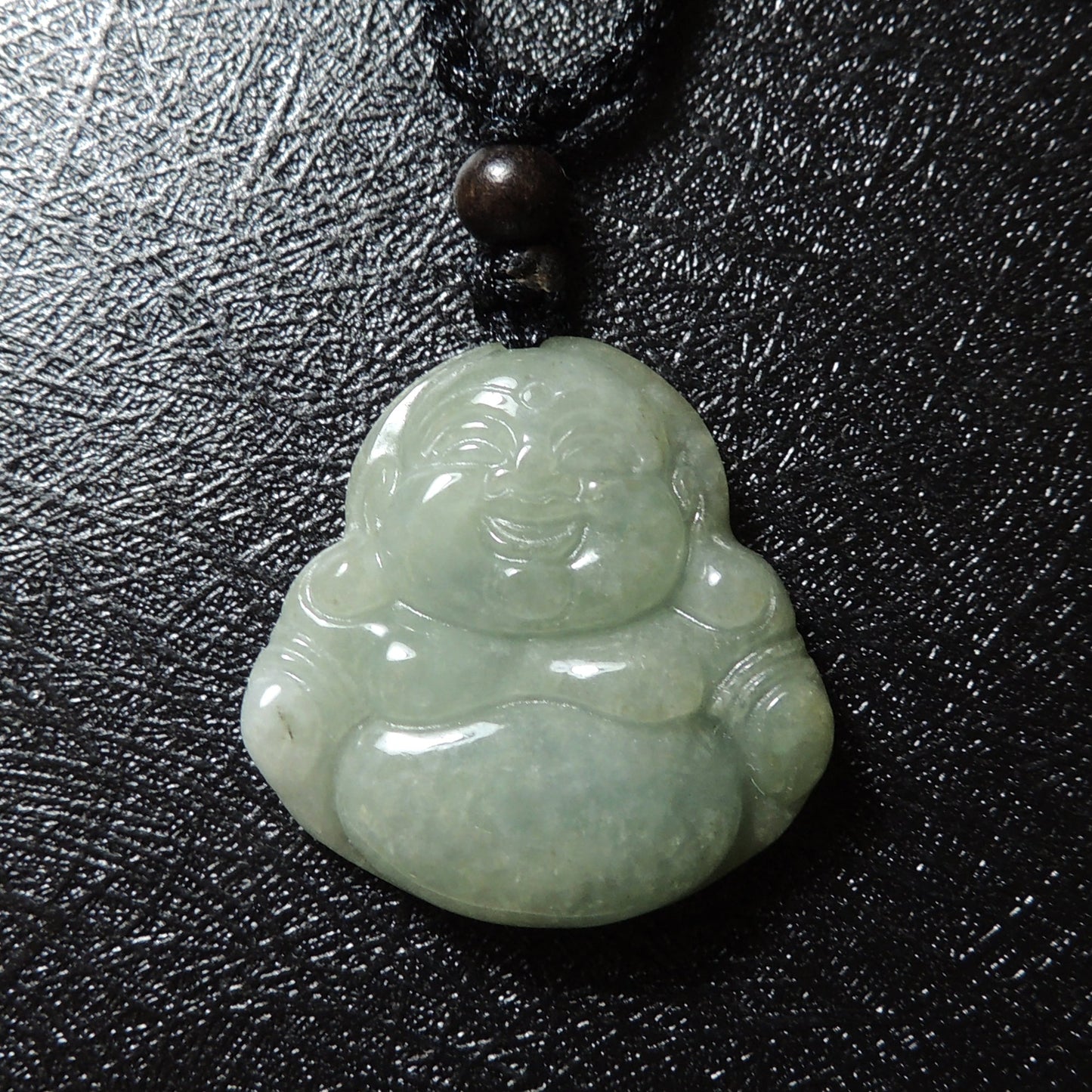 Genuine Jade Pendant Maitreya Happy Buddha Braided Necklace Best Blessing Gift Item For Protection Love