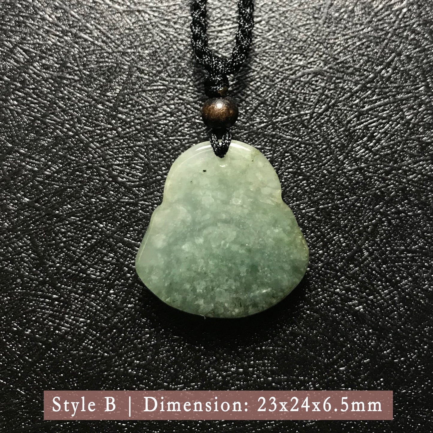 Genuine Jade Pendant Maitreya Happy Buddha Braided Necklace Best Blessing Gift Item For Protection Love