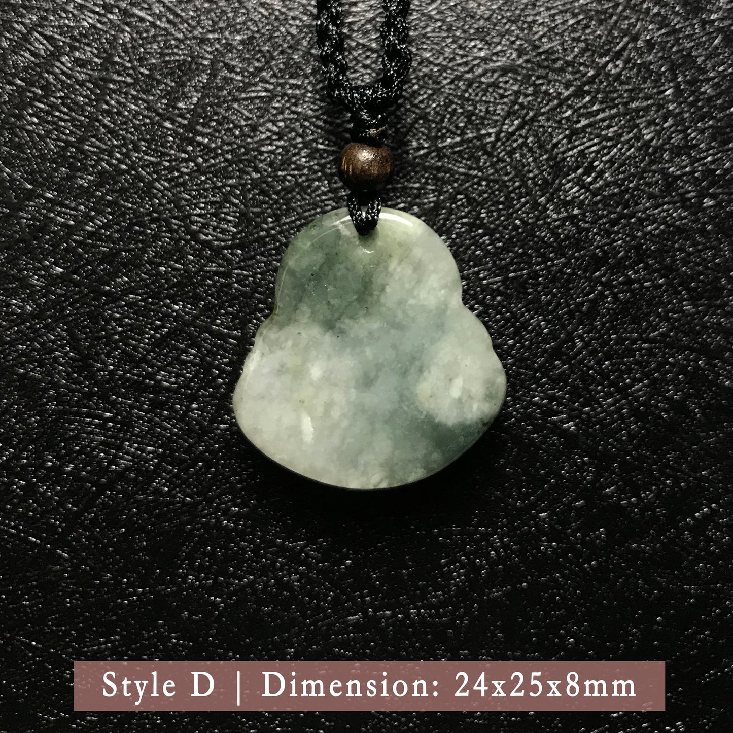 Genuine Jade Pendant Maitreya Happy Buddha Braided Necklace Best Blessing Gift Item For Protection Love