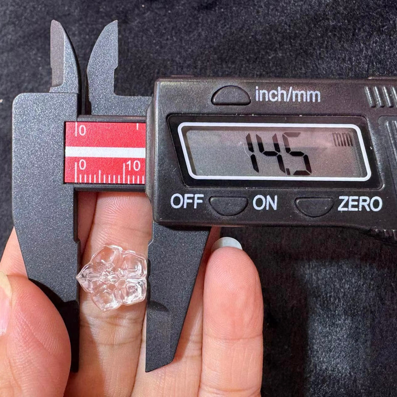 Natural Clear Quartz Plum Bossom Charms | Premium Diy Jewelry Making Supplies For Necklaces, Bracelets, Earrings Crafting