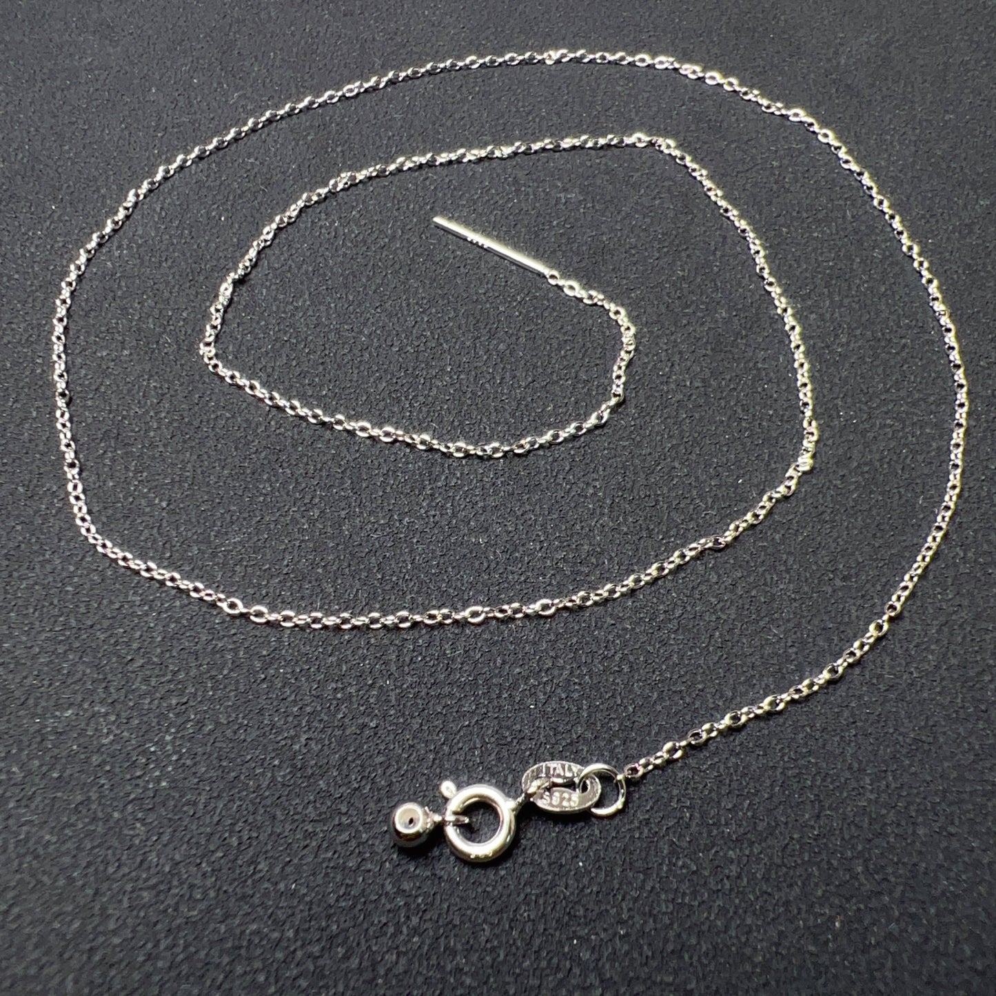 925 Sterling Silver Cross Chain With 18K White Gold Plated Handmade Diy Jewelry Making Supply