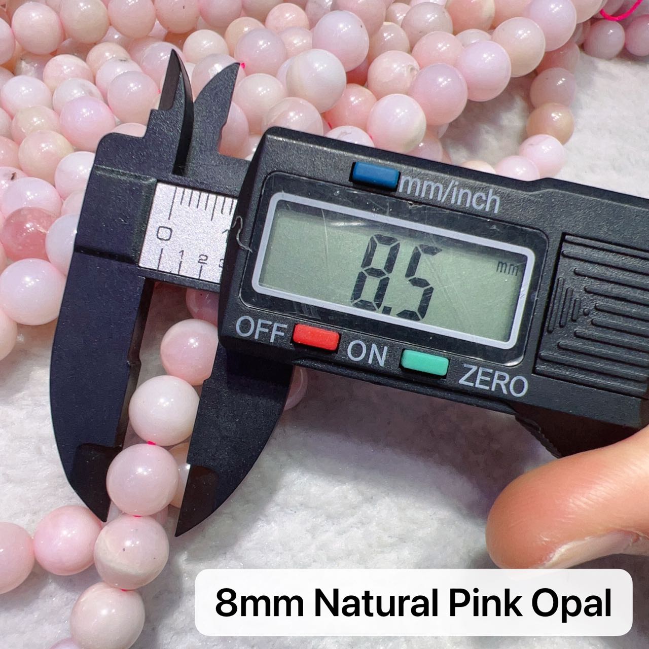 6Mm – 8Mm Natural Pink Opal Round Bead Strands For Diy Jewelry Project