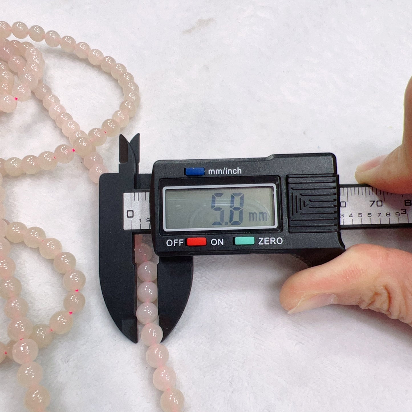 108 Pink Nephrite Prayer Beads 6Mm Round Bead Strands For Diy Jewelry Projects