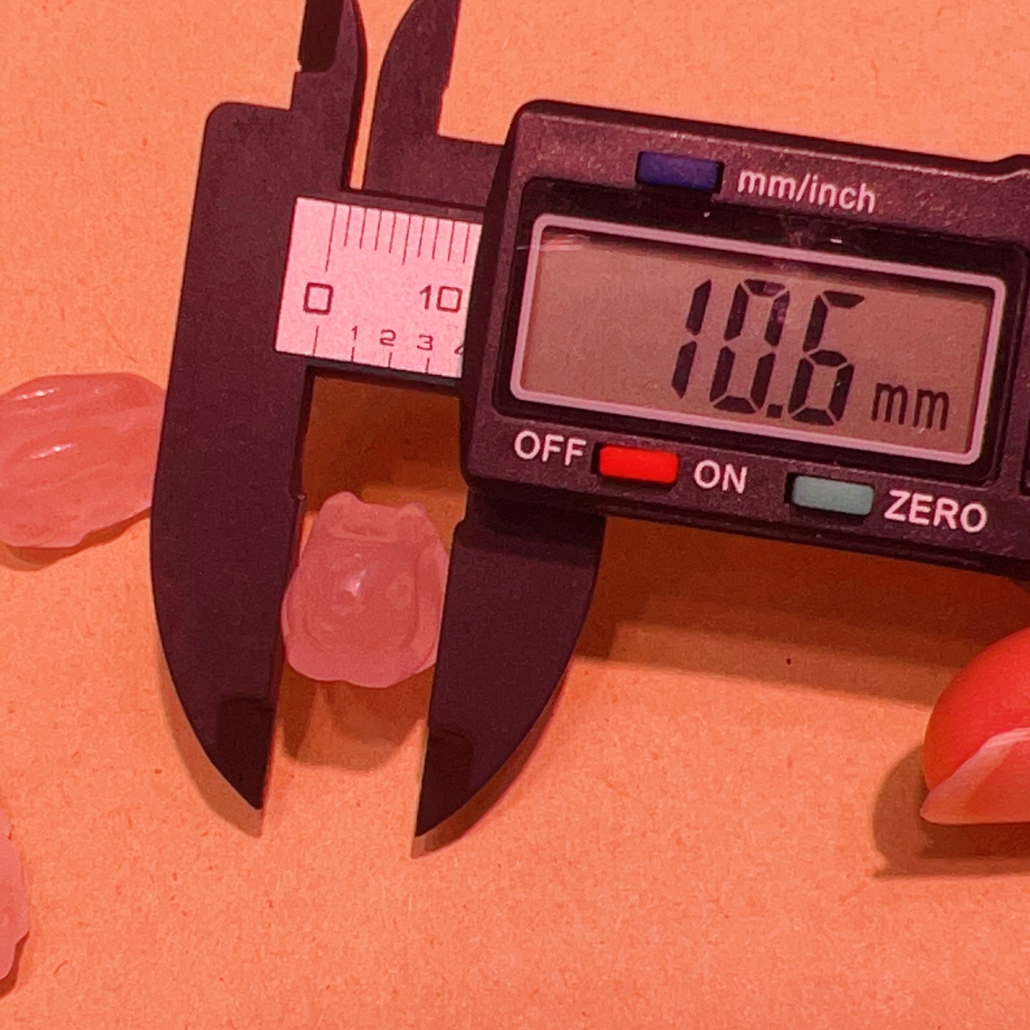 Cute Parts – Natural Rose Quartz Year Of Rabbit Charms For Diy Jewelry Project