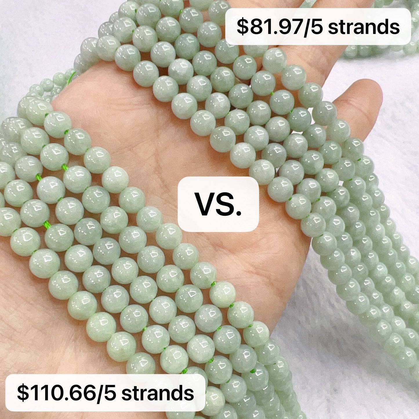 Nice Color – 6Mm Genuine Jadeite Round Bead Strands Diy Jewelry Making Project