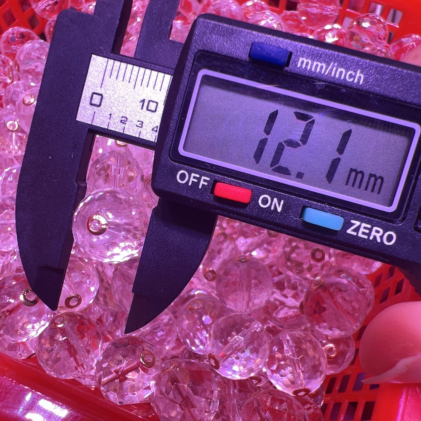 12Mm Natural Faceted Clear Quartz Bead Charms With 18K Yellow Gold Spacers For Diy Jewelry Project