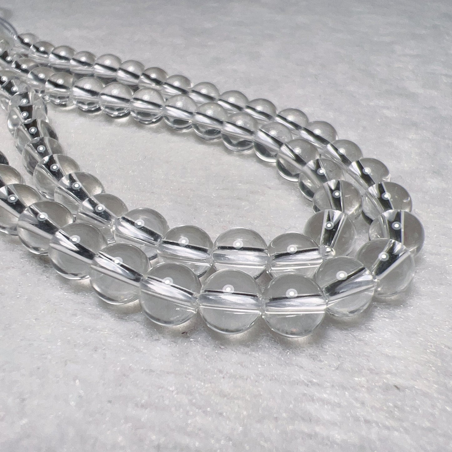 6Mm Natural Clear Quartz Round Bead Strands – Premium Quality For Diy Jewelry Projects