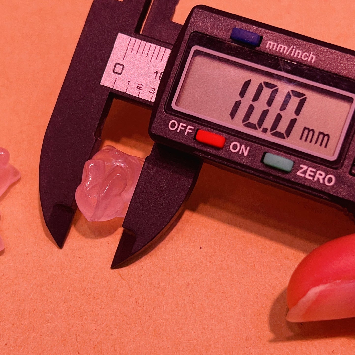 Cute Parts – Natural Rose Quartz Flying Rabbit Charms For Diy Jewelry Project