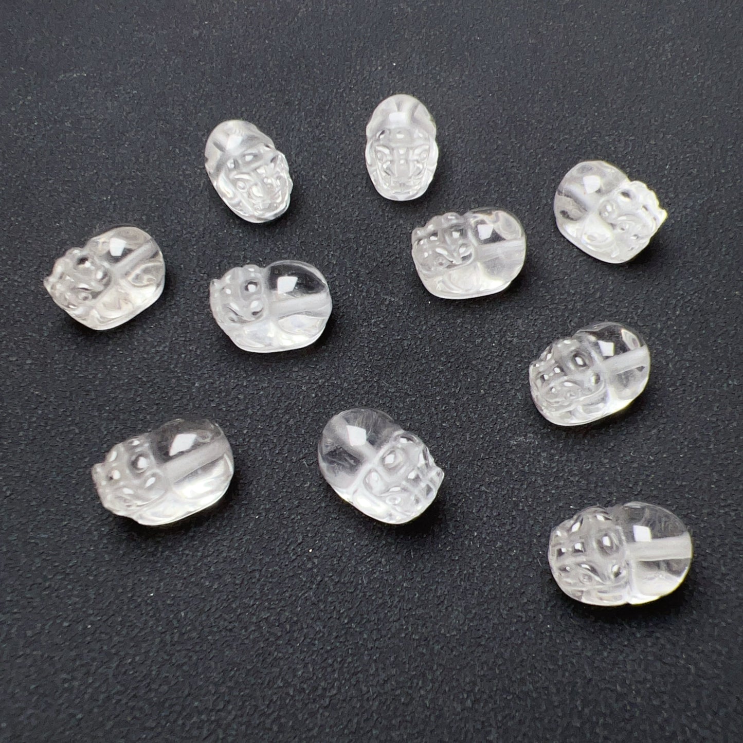 Cute Jewelry Accessory – Natural Clear Quartz Pixiu Bead Charms For Diy Jewelry Project