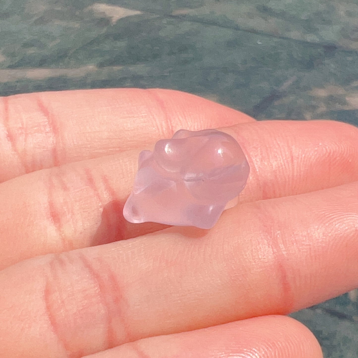 Cute Parts – Natural Rose Quartz Flying Rabbit Charms For Diy Jewelry Project
