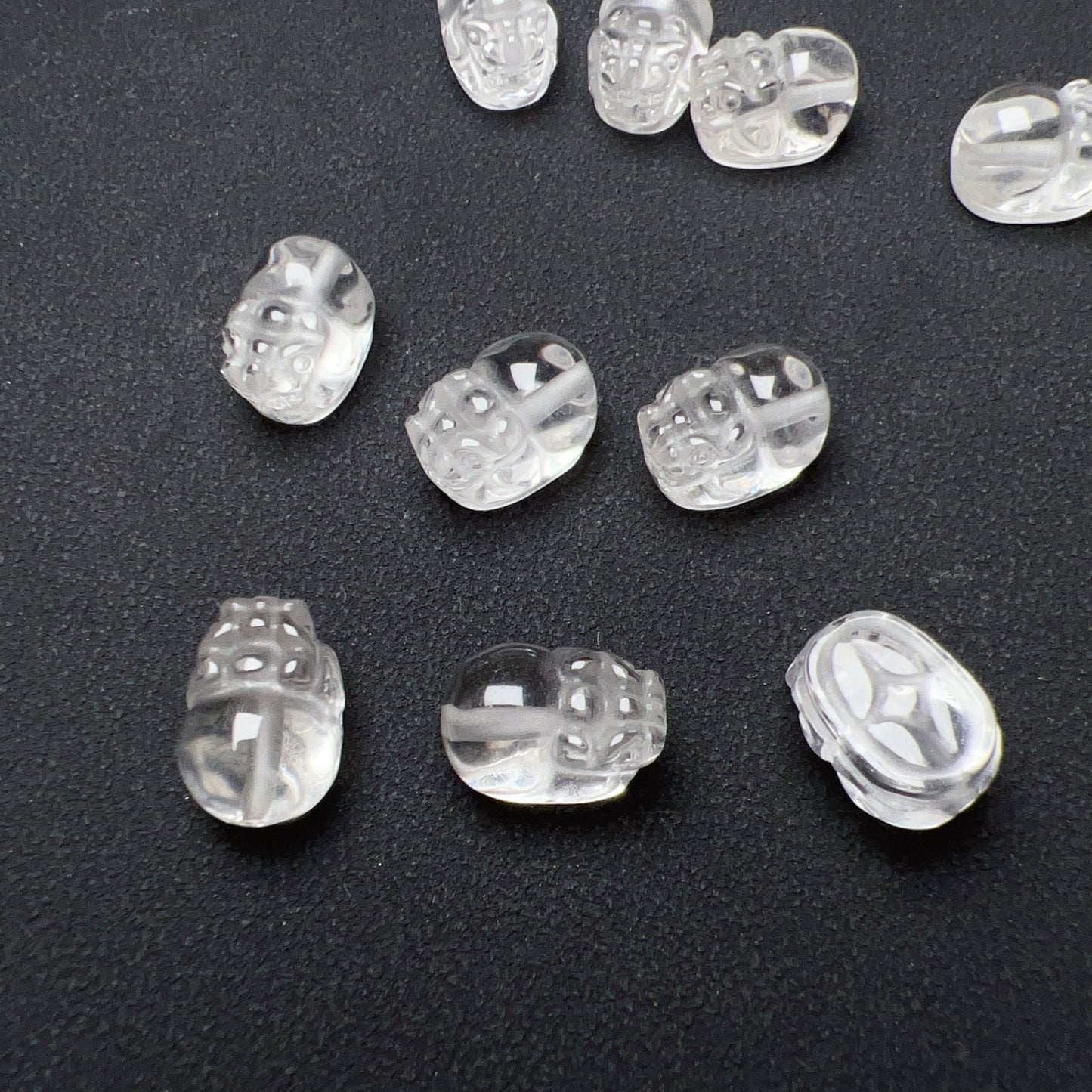 Cute Jewelry Accessory – Natural Clear Quartz Pixiu Bead Charms For Diy Jewelry Project