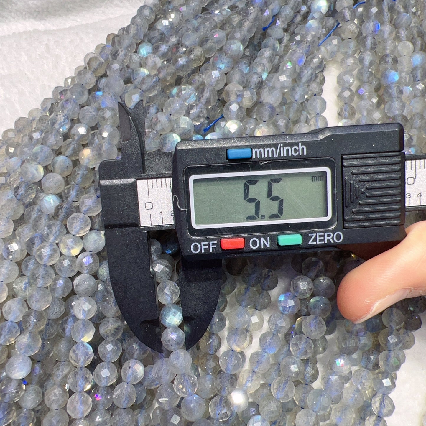 Natural Faceted Labradorite Loose Bead Strands For Diy Jewelry Project