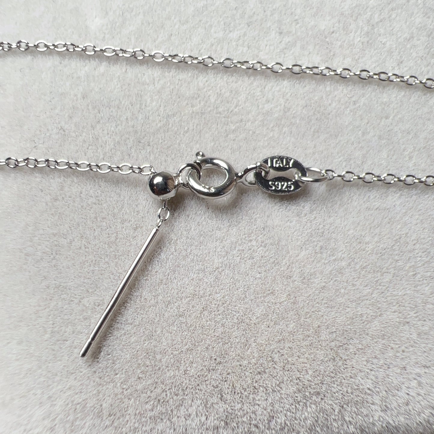 925 Sterling Silver Cross Chain With 18K White Gold Plated Handmade Diy Jewelry Making Supply