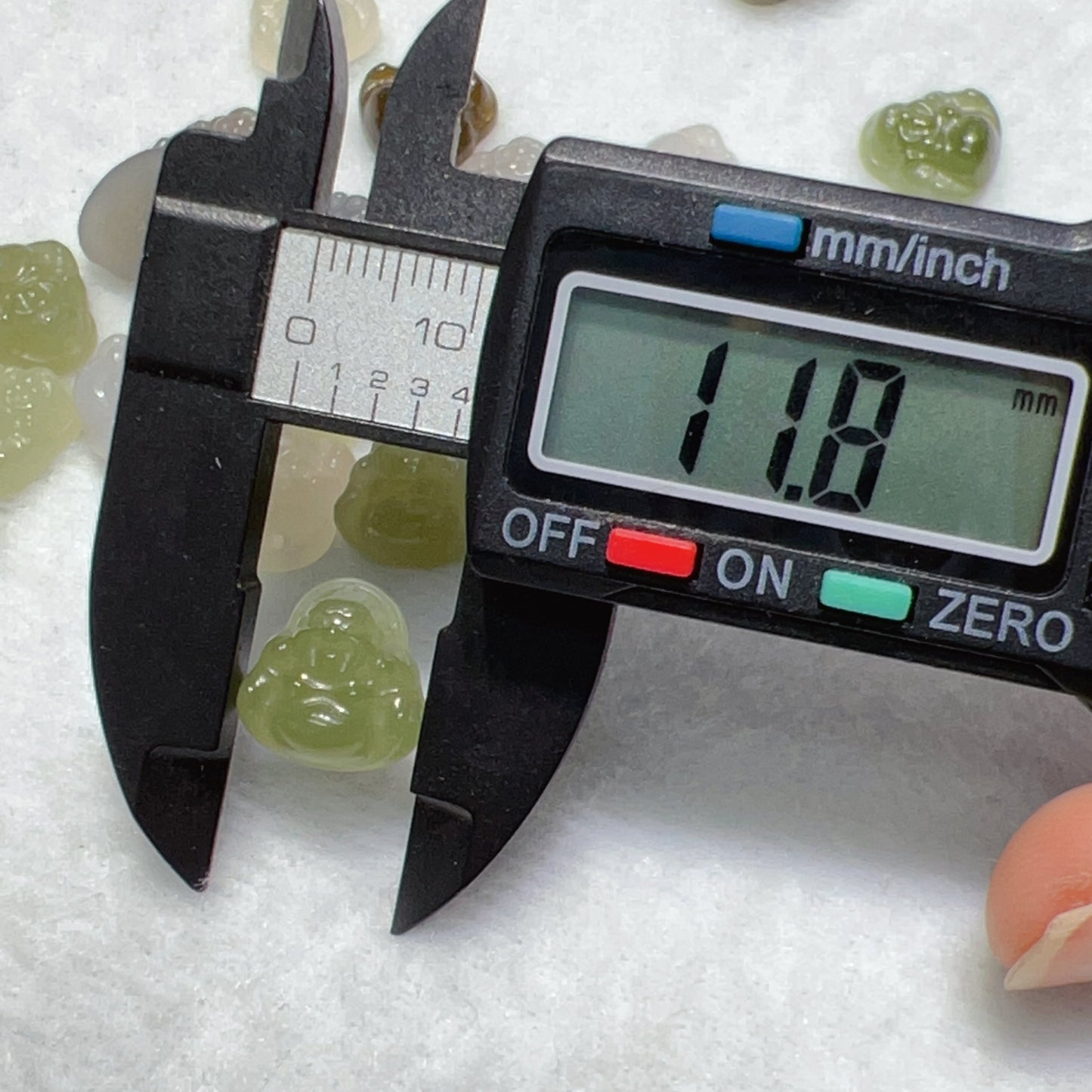 Natural Assorted Color Nephrite Jade Mini Maitreya Buddha Pendants For Diy Jewelry Project